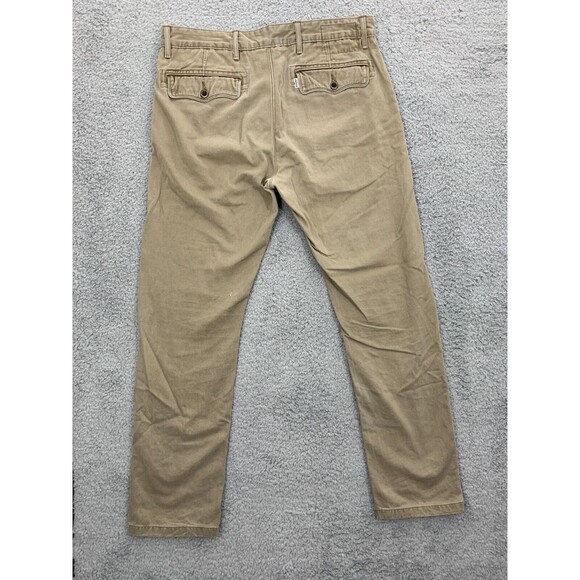 LEVI's 32x30 Chino White Tab Hidden Concealed Button Fly Reinforced Pockets - Picture 4 of 16